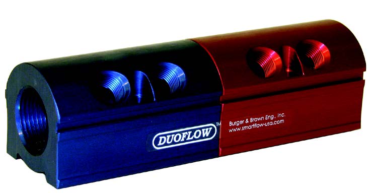 duoflow manifold convert manual operation of an external optional